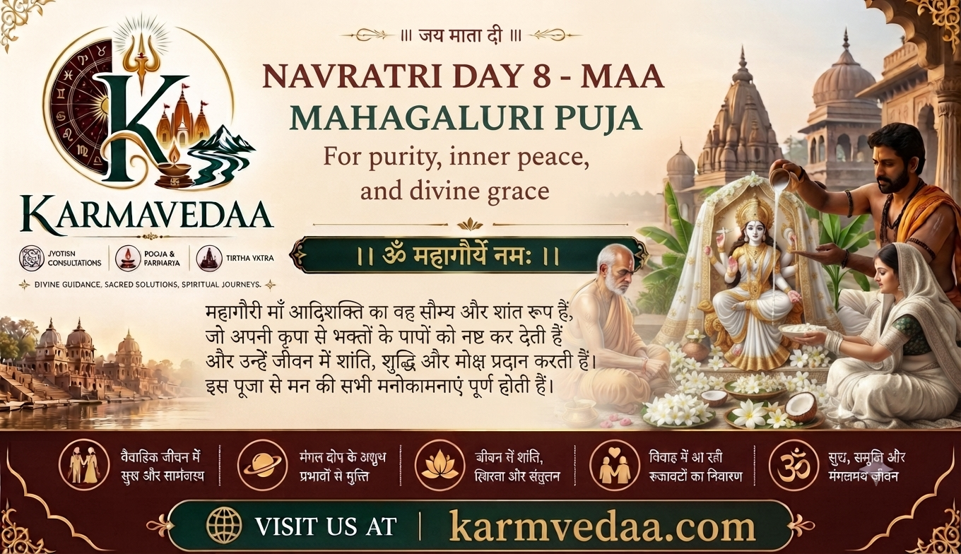 Navratri Day 8 - Maa Mahagauri Puja